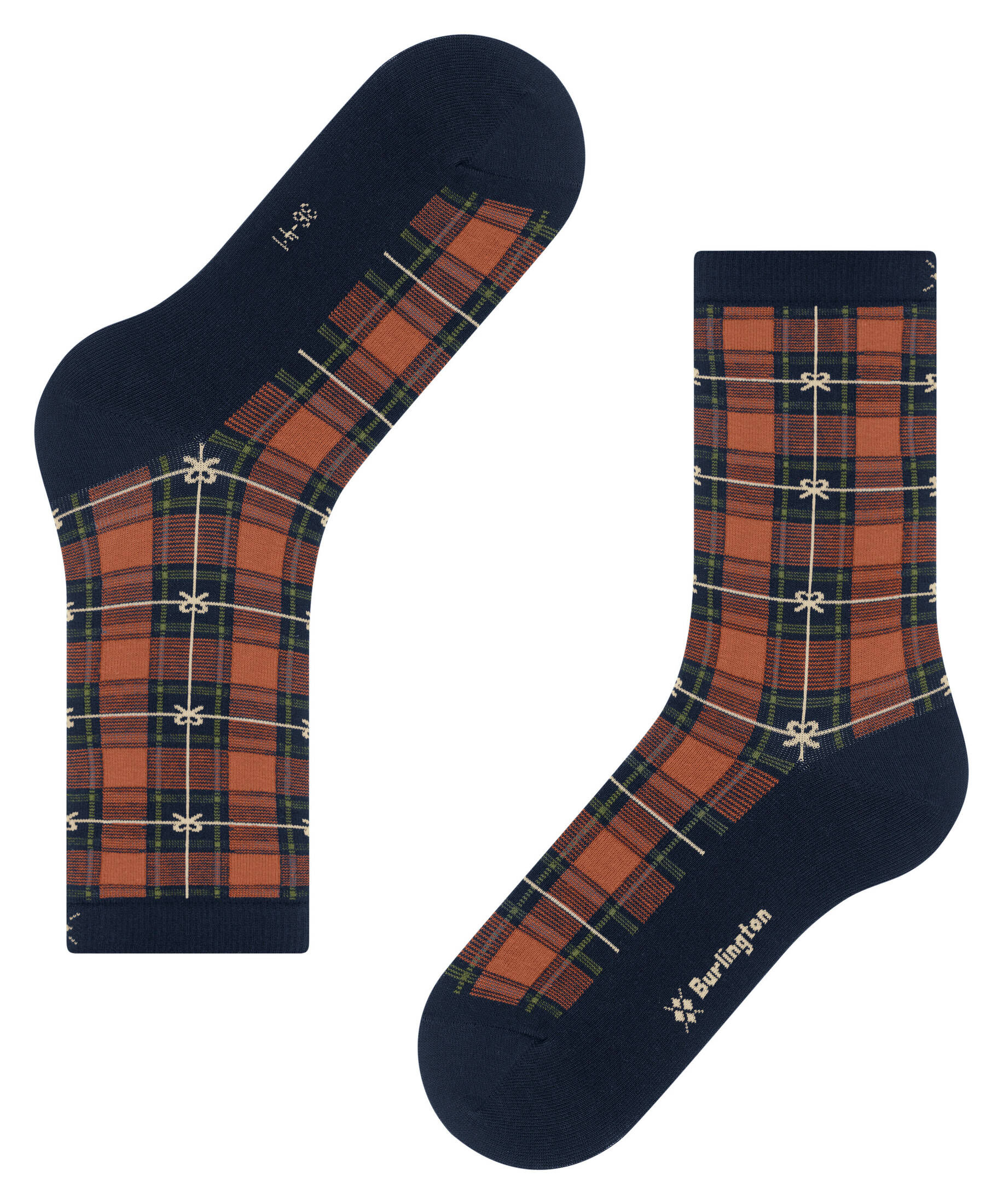 Burlington| Damen Socken X-Mas Tartan