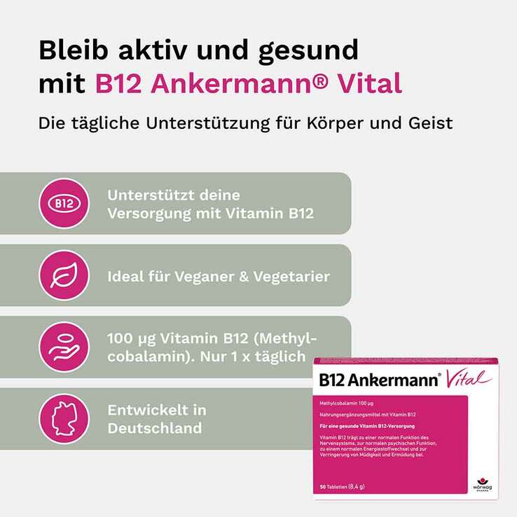 B12 Ankermann Vital Tabletten, 50 St