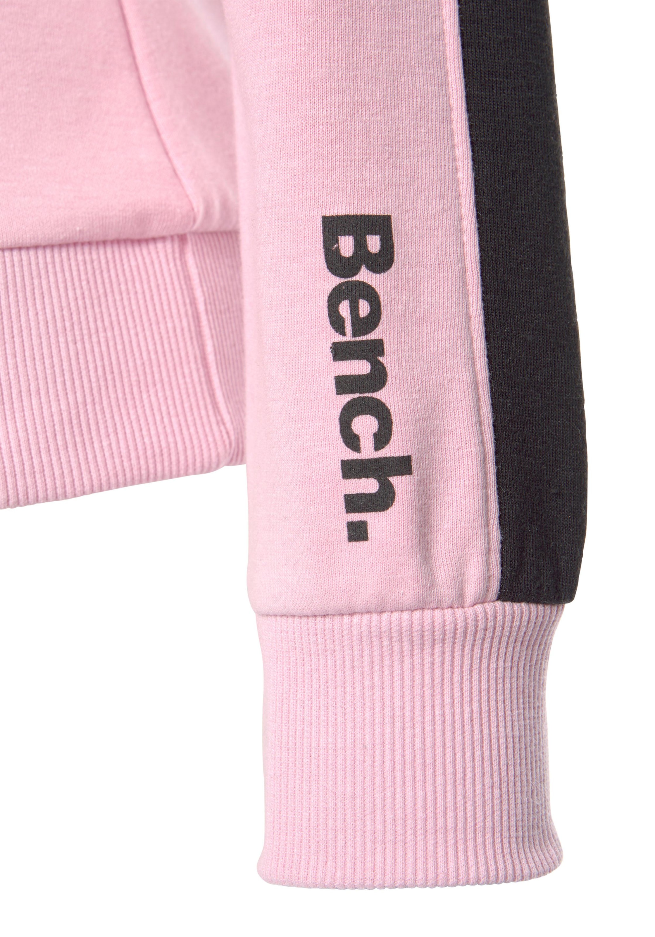 Bench. Loungewear Kapuzensweatshirt , mit Seitenstreifen und Kängurutasche, Loungewear