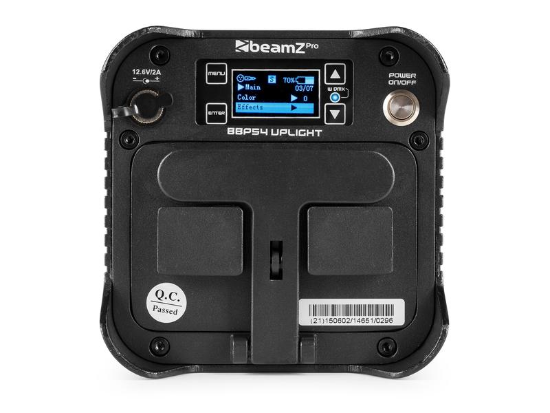 BeamZ Pro PAR-Bar BBP54 Akku Uplight Kompakter Battery Par, der sich ideal als Akzent- und Uplighting eignet