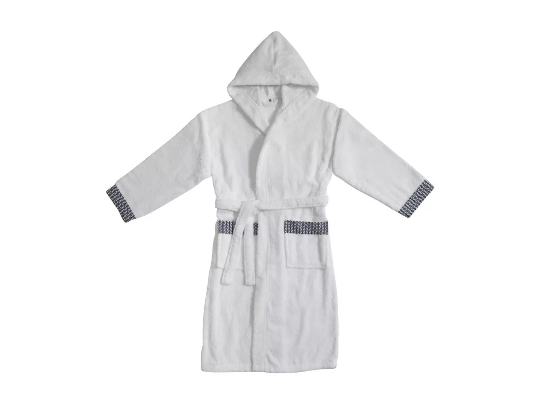Peignoir adulte à capuche en coton éponge NAPOLI