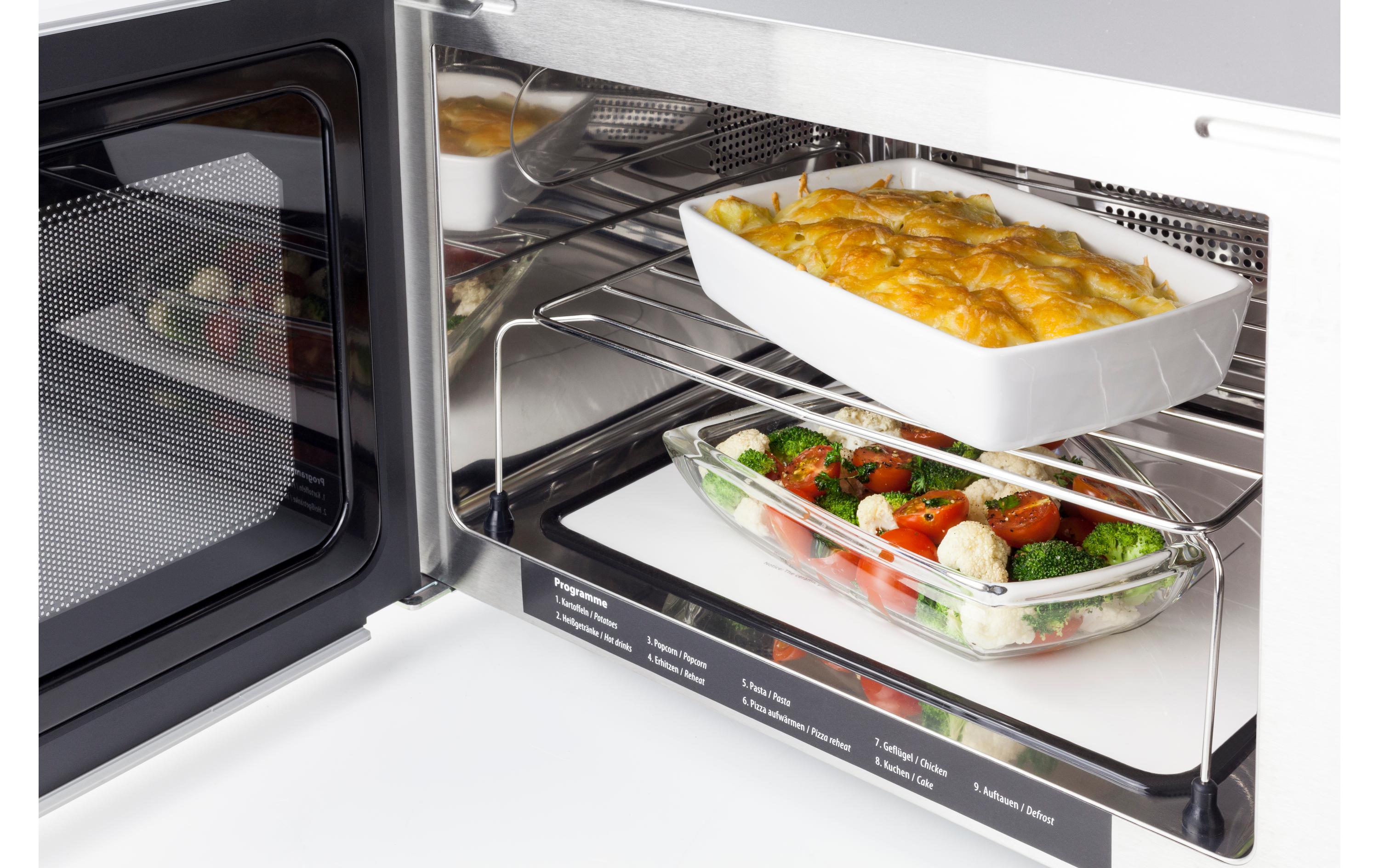 Mikrowelle MCG30 Ceramic Chef Schwarz<br>Design-Mikrowelle mit Heissluft und Grill