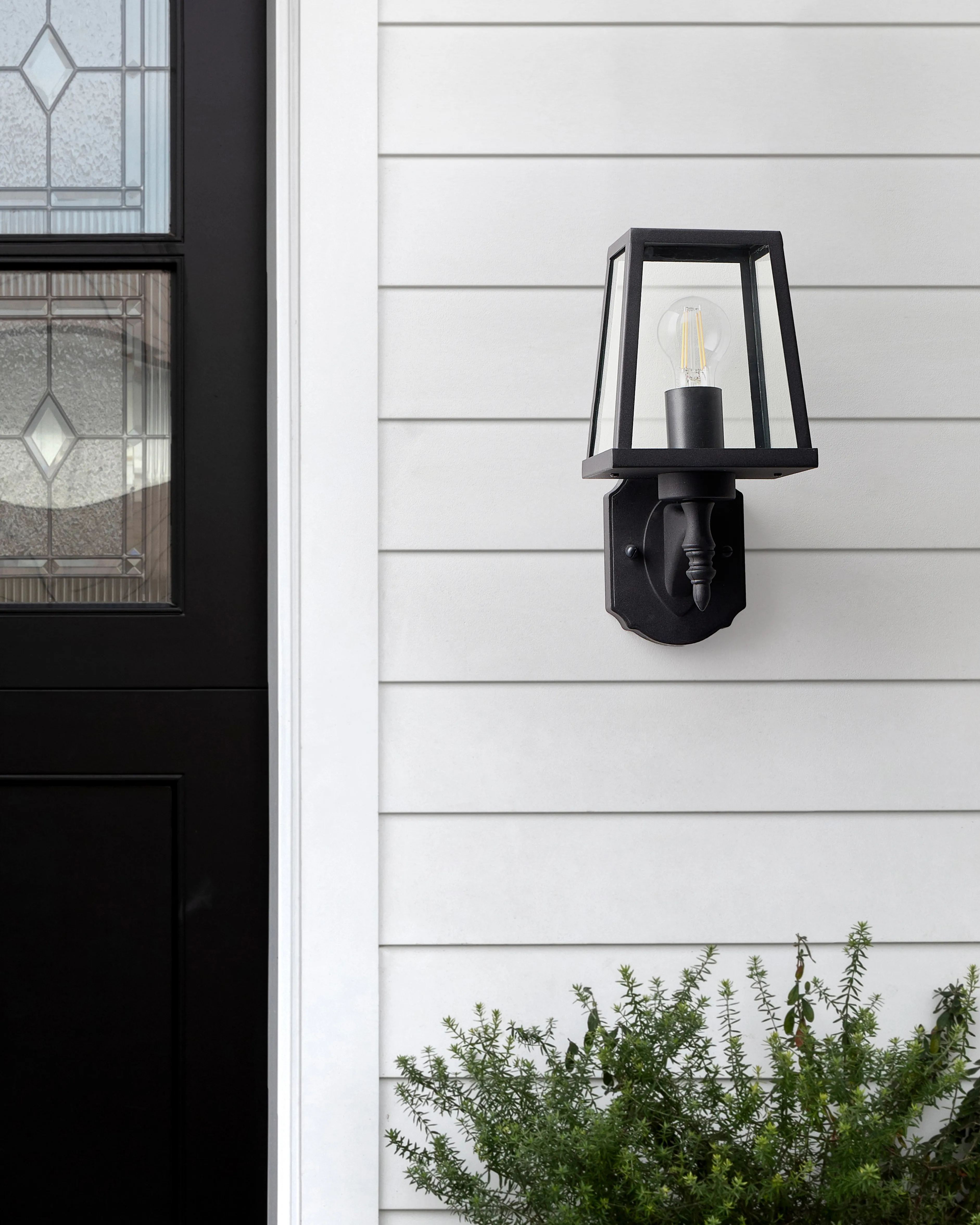 Buiten wandlamp HEZIR Zwart