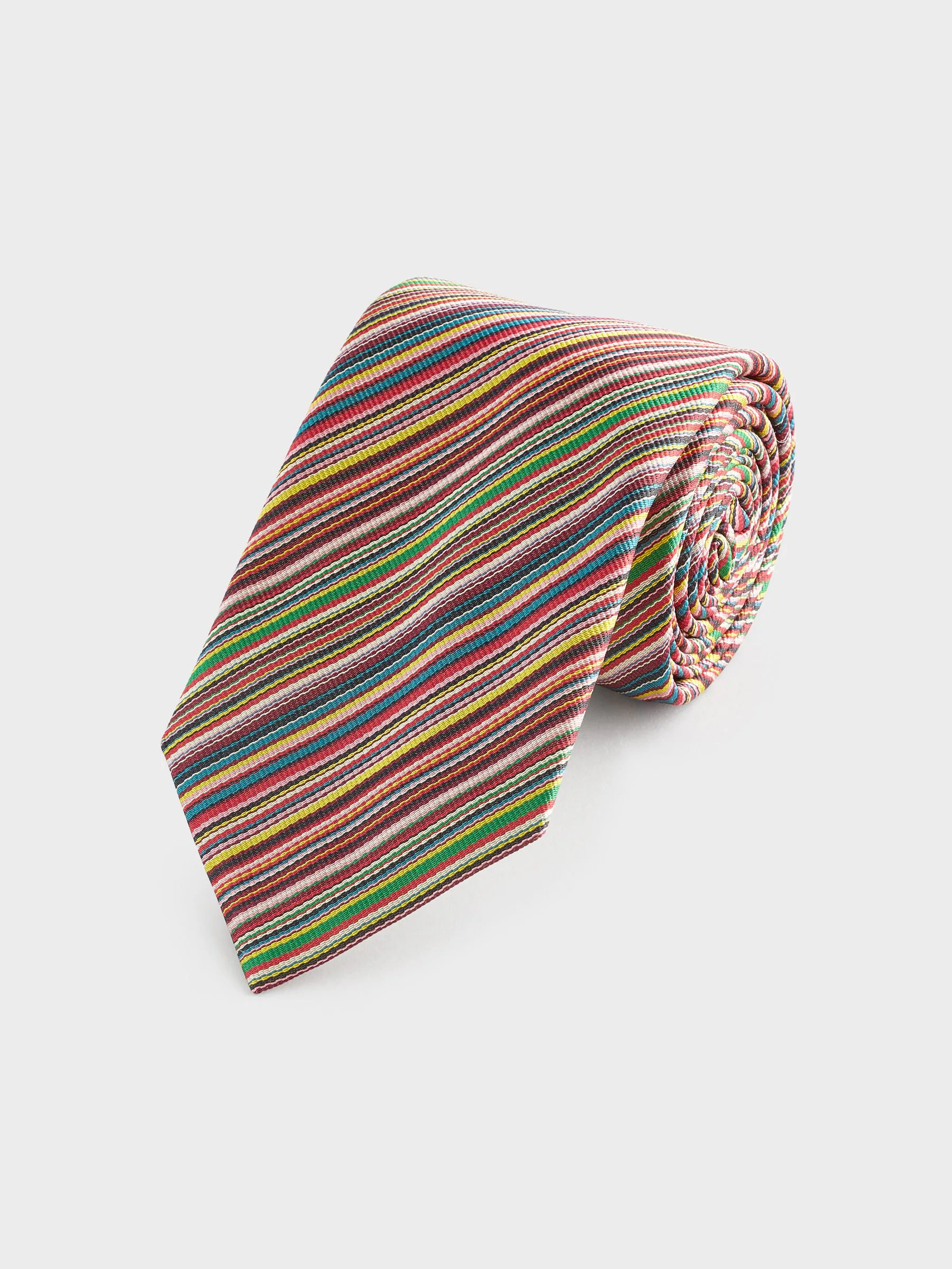 PS Paul Smith Multi Signature Stripe 8cm Silk Tie