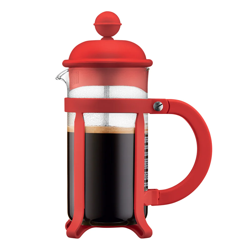 Cafetière à piston 3 tasses Java rouge Bodum