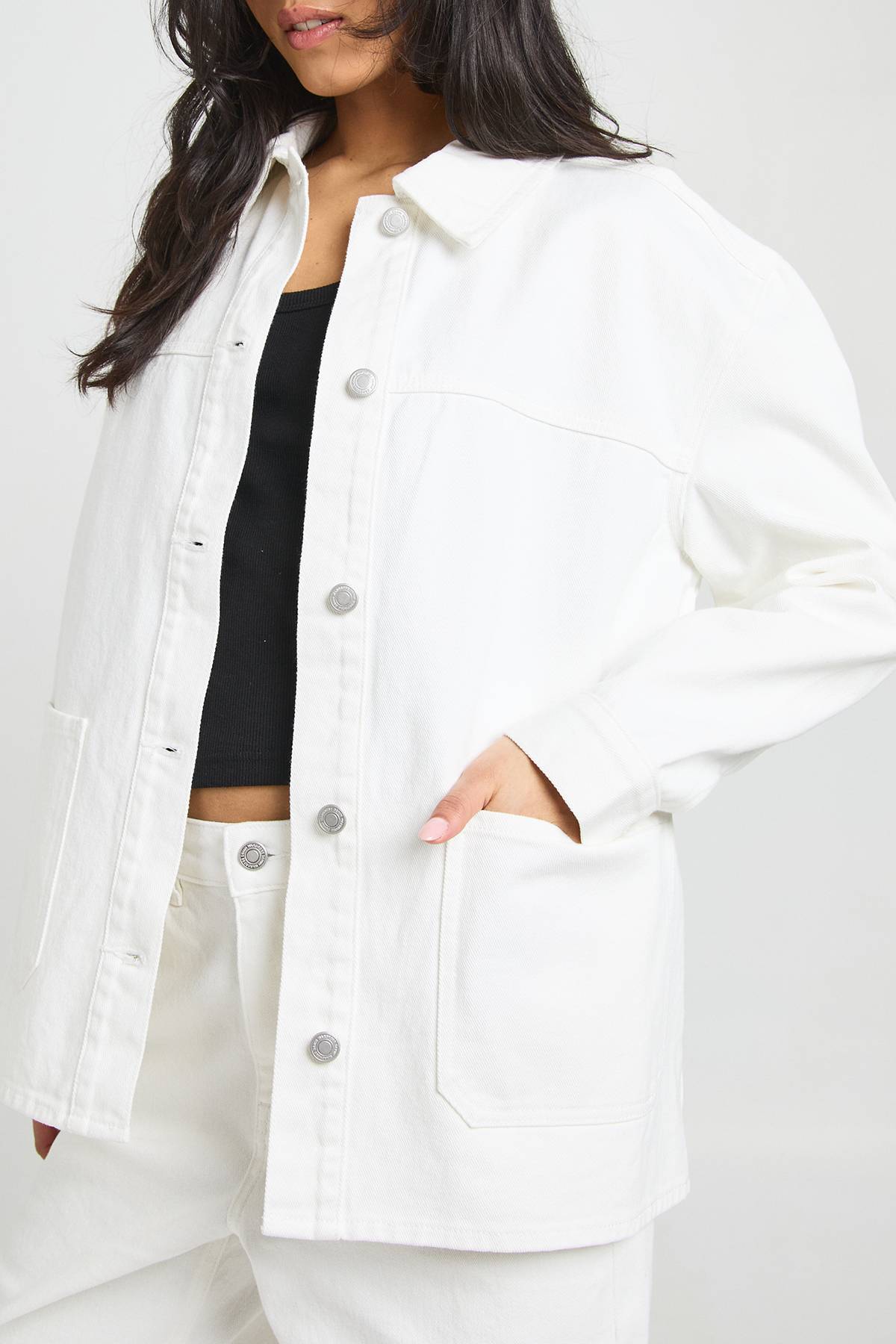 boohoo Veste-chemise En Denim