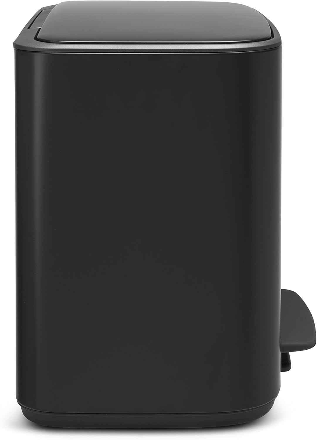 Brabantia Bo Treteimer 11 plus 23 L Abfalleimer, Metall, Matt schwarz, 54 x 36.5 x 44 cm, 1 Einheiten