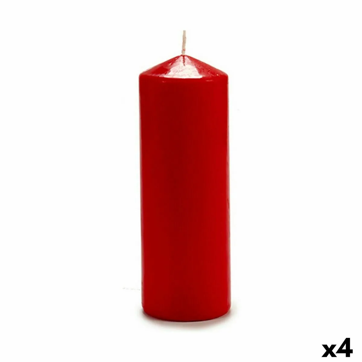 Acorde Bougie 20 cm Rouge 4 pcs