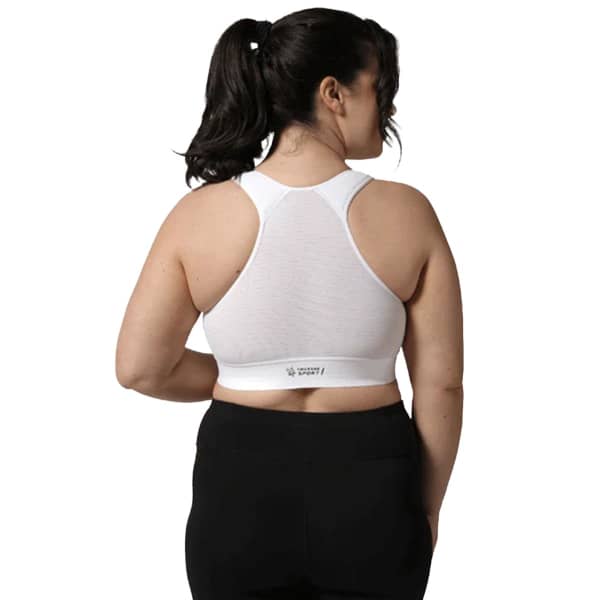 Brassière running THUASNE BRASSIERE EAZ'IP EVO BLANC