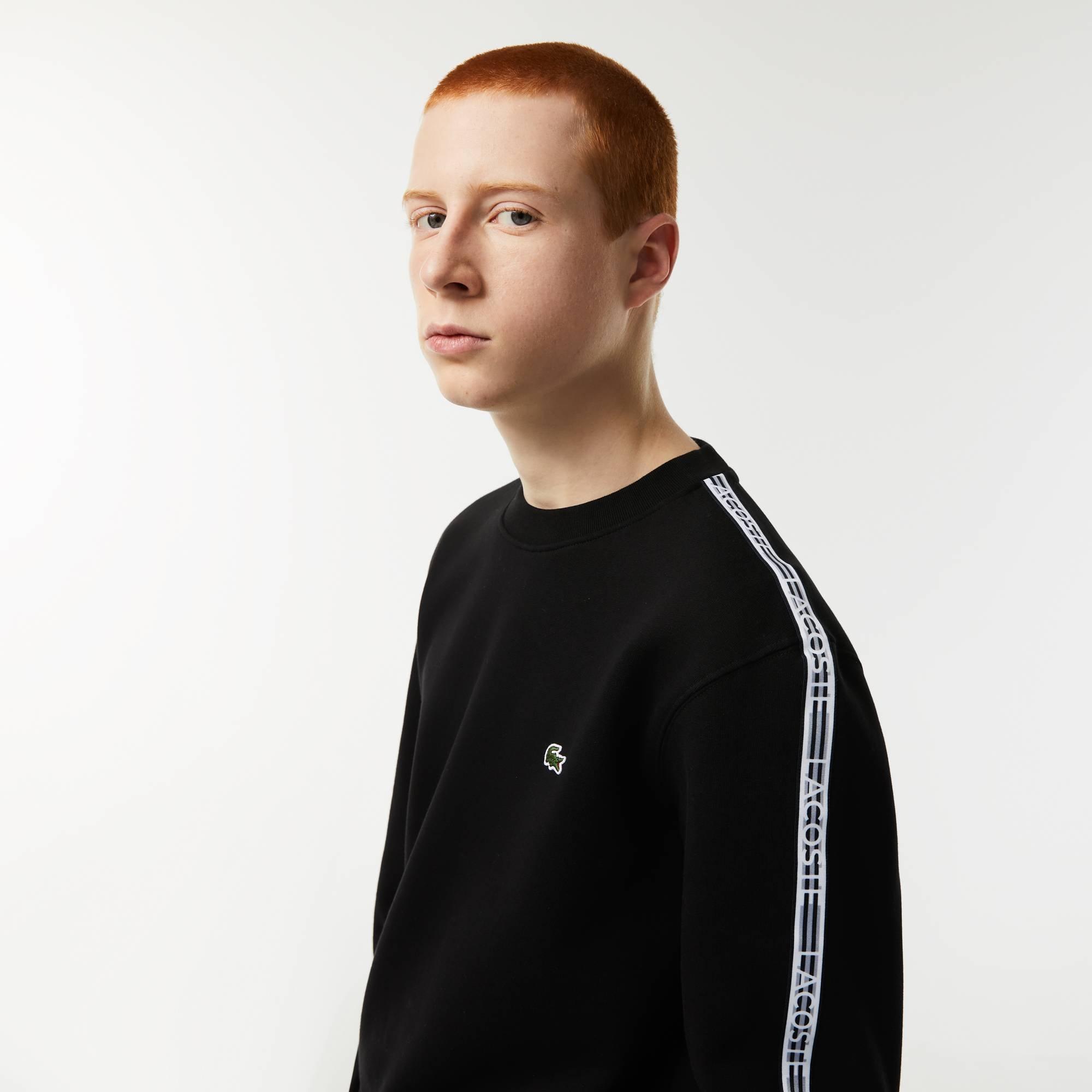 Lacoste Logo Stripe Sweatshirt