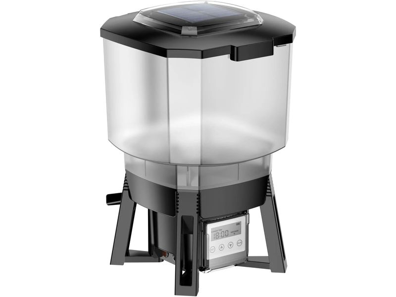 SuperFish Solar Fish Feeder XL Solarbetriebener Fütterungsautomat für Teich-Fische
