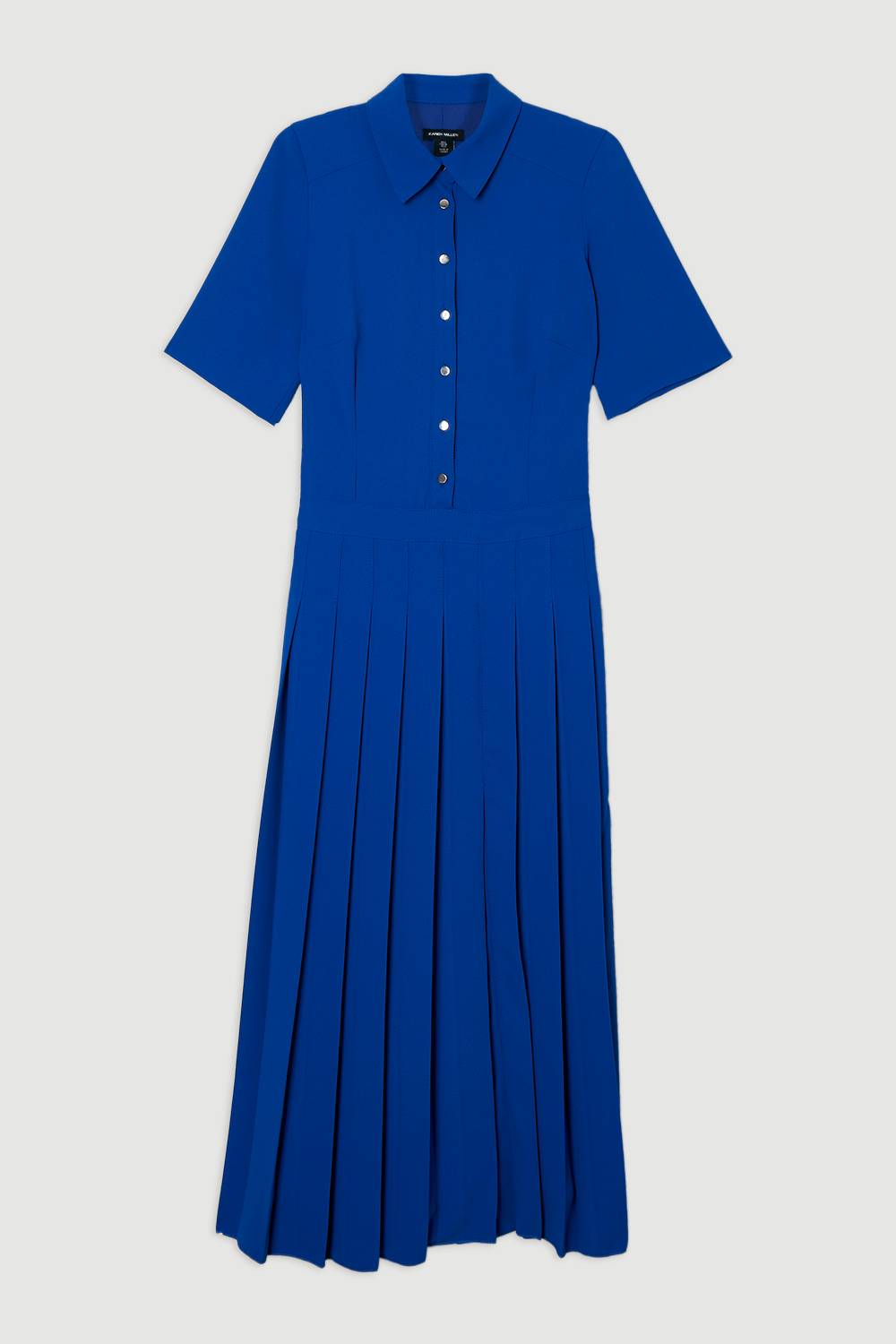 KarenMillen Robe chemise à plis en crépon sur mesure