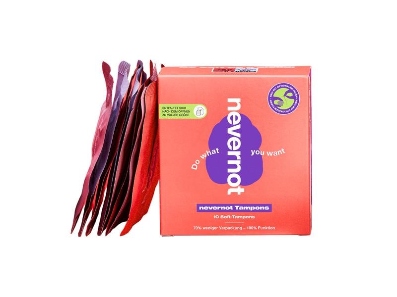 nevernot Softtampon 10 Stück Soft-Tampons ideal für Sex, Spa und Sport