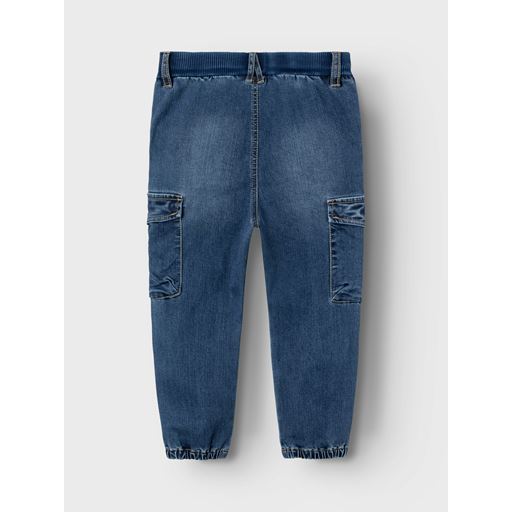 Name It Ben Cargo Jeans, Dark Blue Denim, 110 cm
