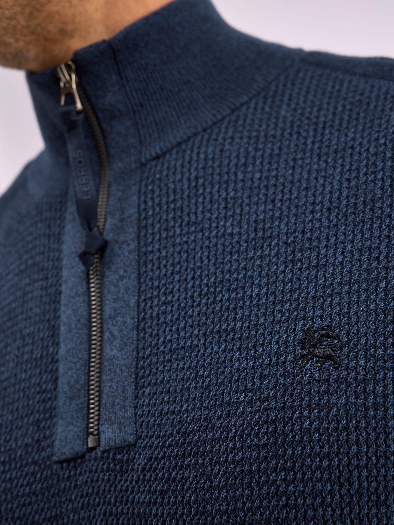 Herren Stricktroyer in Melange-Optik