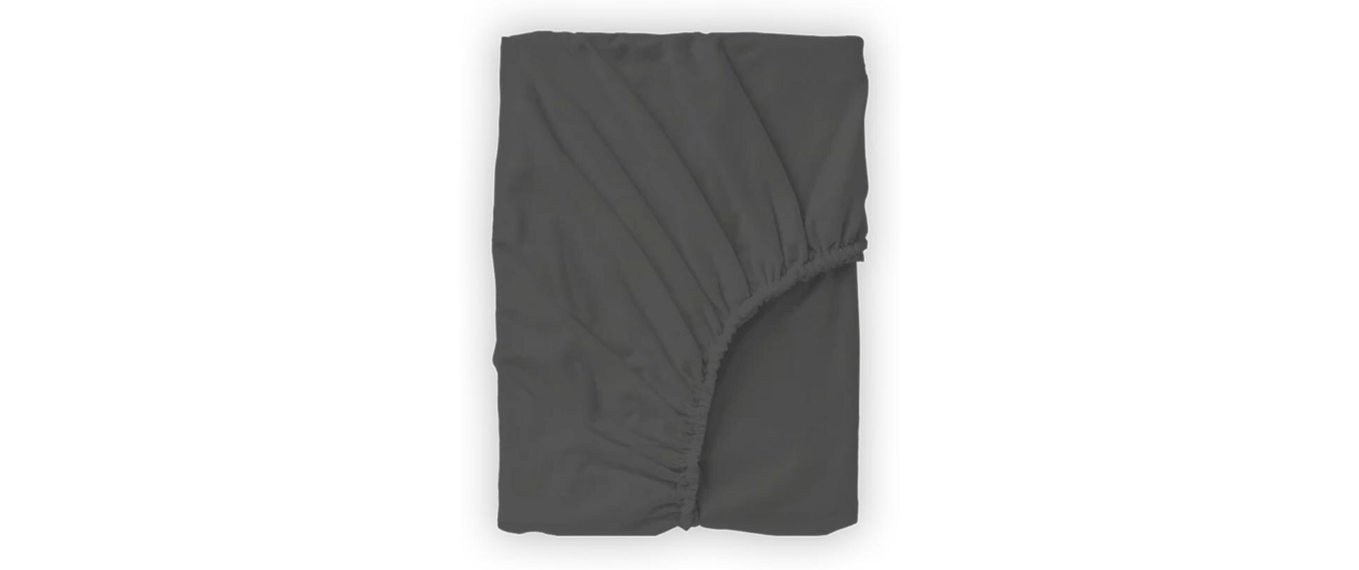 Fixleintuch Deluxe 180-200 x 200-220 cm, AnthrazitSpannbettlaken