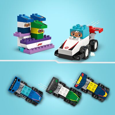 LEGO DUPLO Town 10445 F1 Team med racerbiler og sjåfører