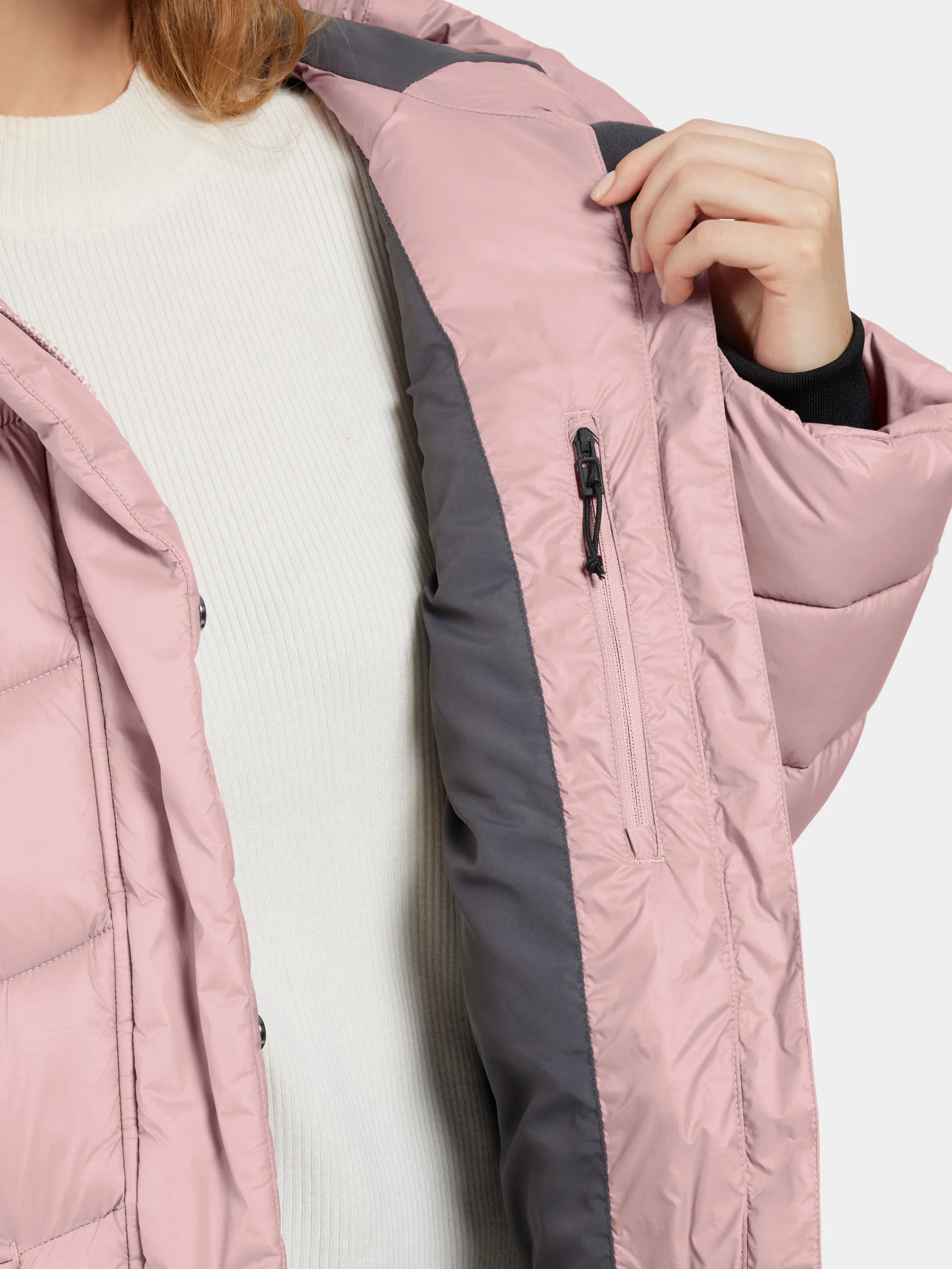 Didriksons Women's Marion Parka Oyster Lilac