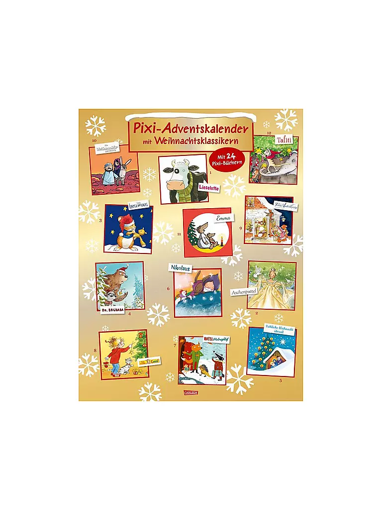 CARLSEN VERLAG Buch - Pixi Adventskalender Gold 2024 keine Farbe