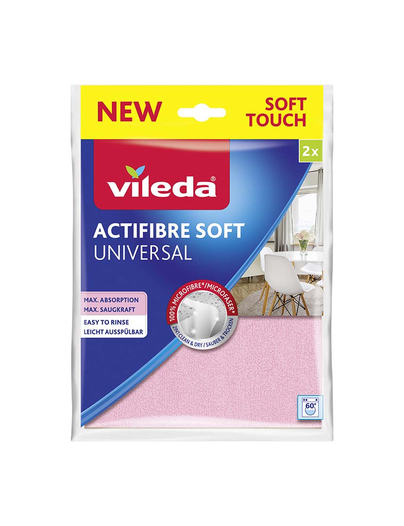 Actifibre Soft Microfibre Cloth 2 Pack