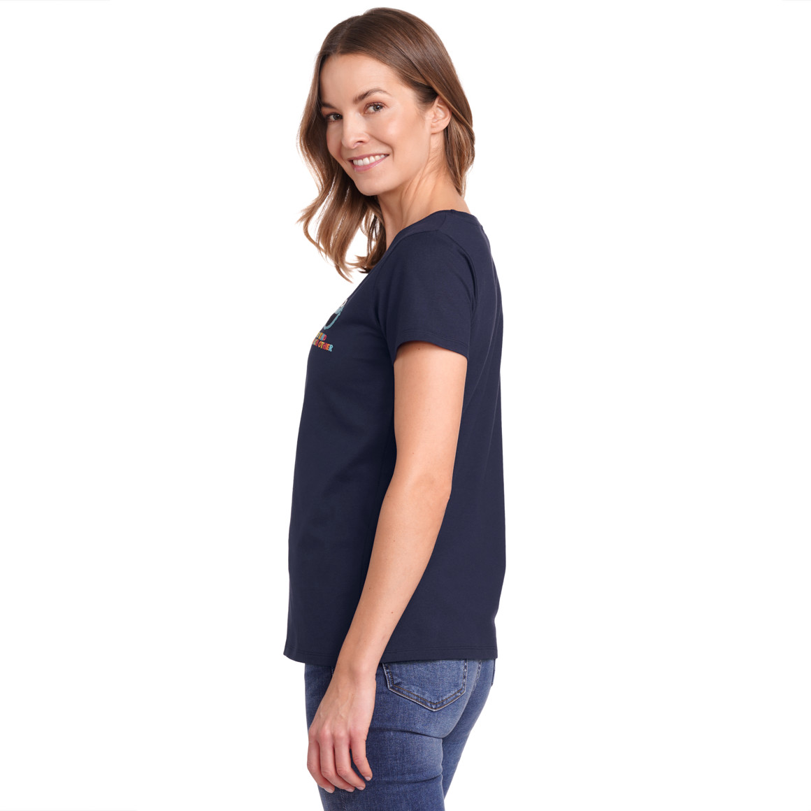 Gina Sesamstraße T-Shirt mit Print dunkelblau