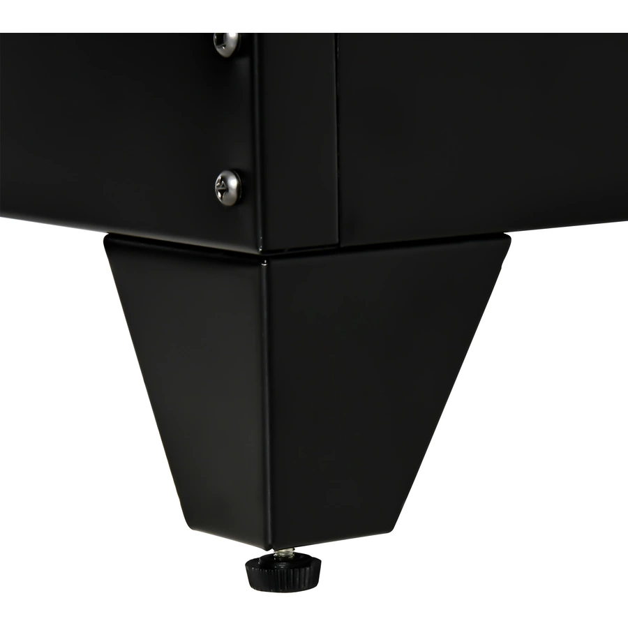 HOMCOM Schrank mit industriellem Design schwarz