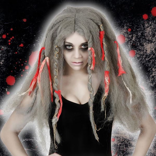 Peruca Halloween Cinzento 115731