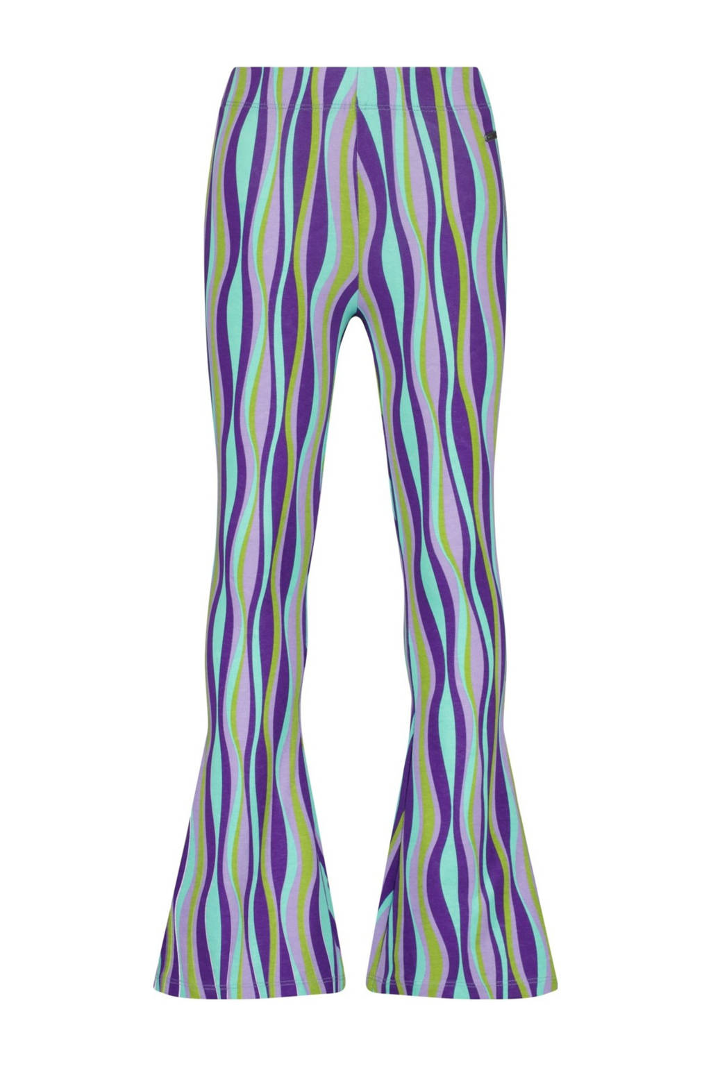 Raizzed flared legging paars