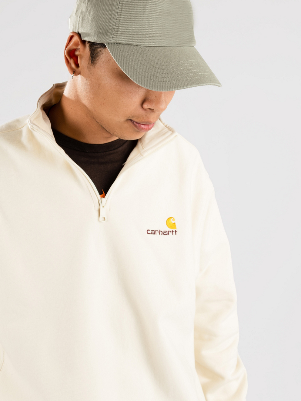 Afends Crops Hemp Baseball Cap olive