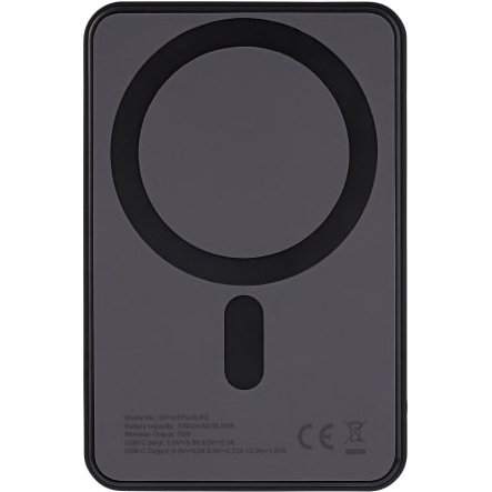 T'nB PBUMAG10 banque d'alimentation électrique 10000 mAh Recharge sans fil Gris