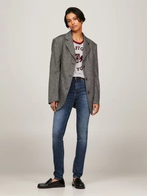 Calça jeans skinny de cintura média TH Flex
