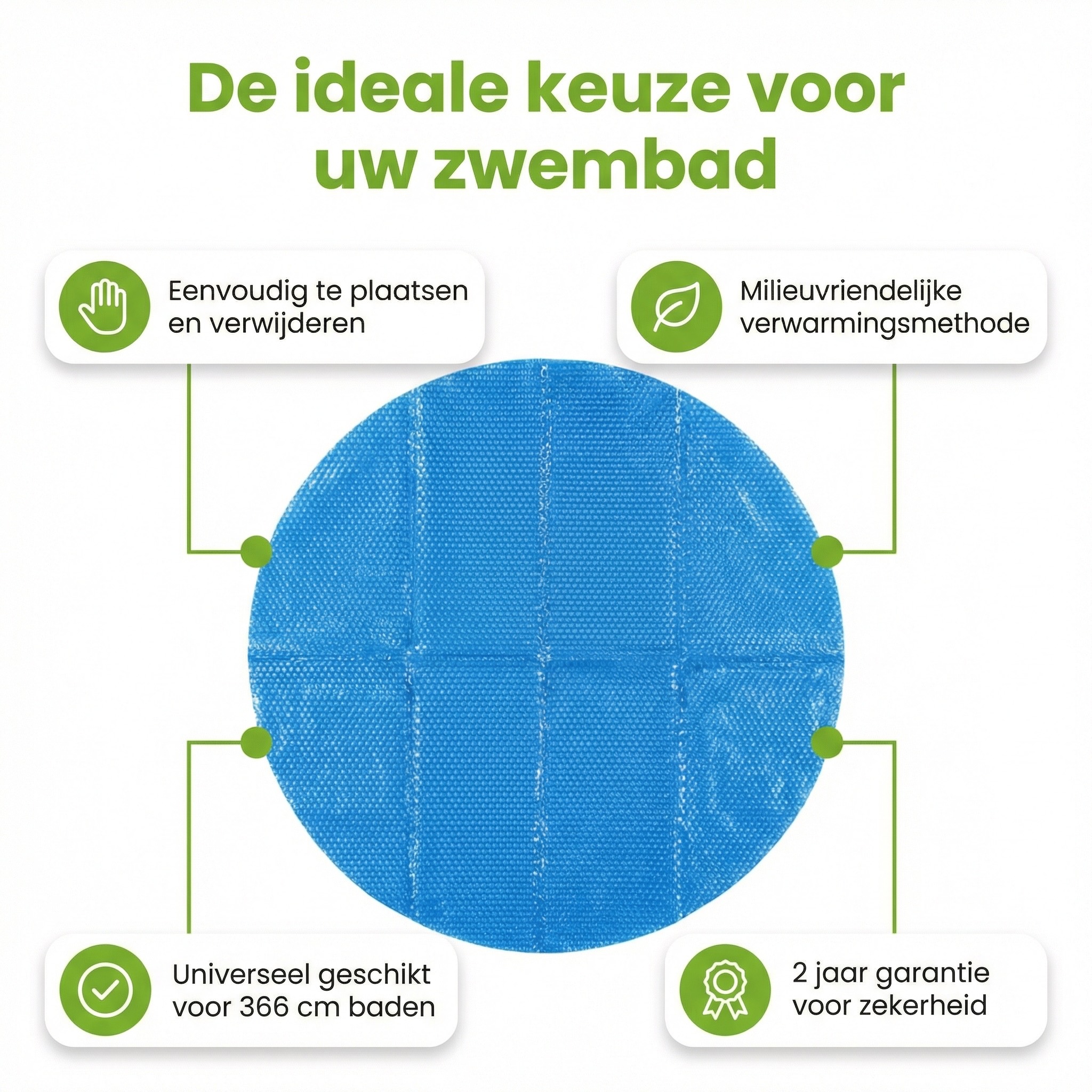 Comfortpool ø366 cm solarzeil - Blue