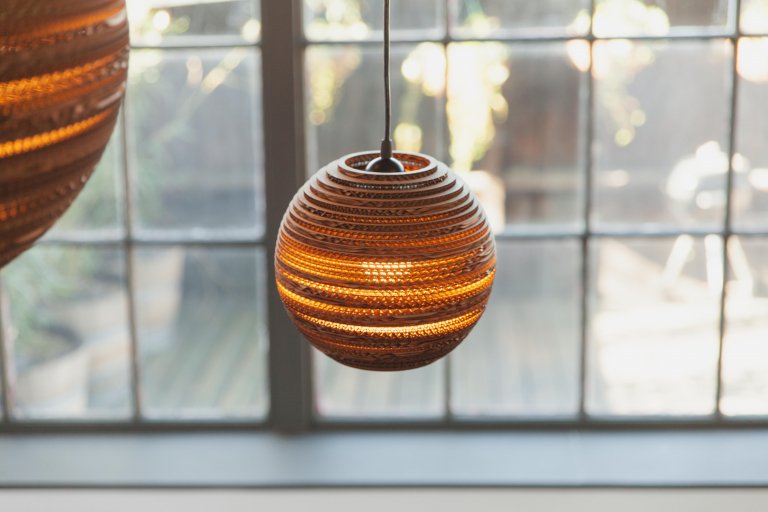 Graypants Scraplights Moon 10 hanglamp Ø26 naturel