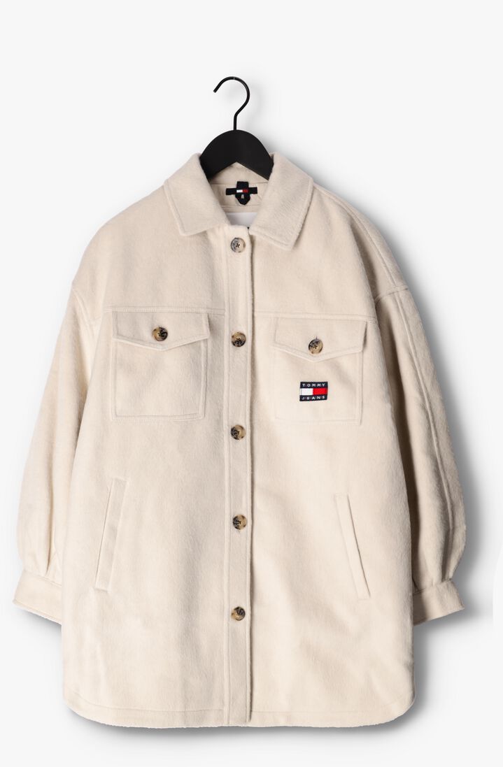 TOMMY JEANS beige tommy jeans jack outerwear jacket