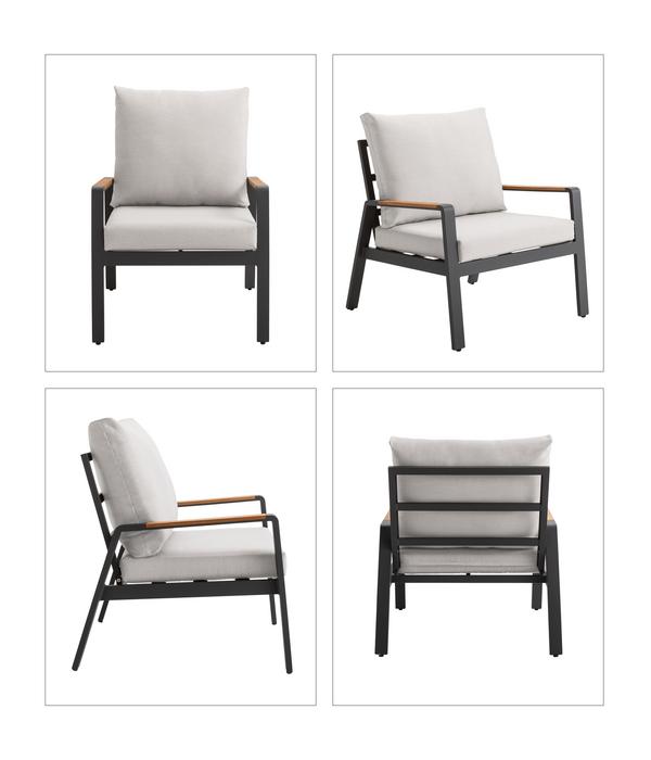 Dehner Lounge Milo, 4-teilig