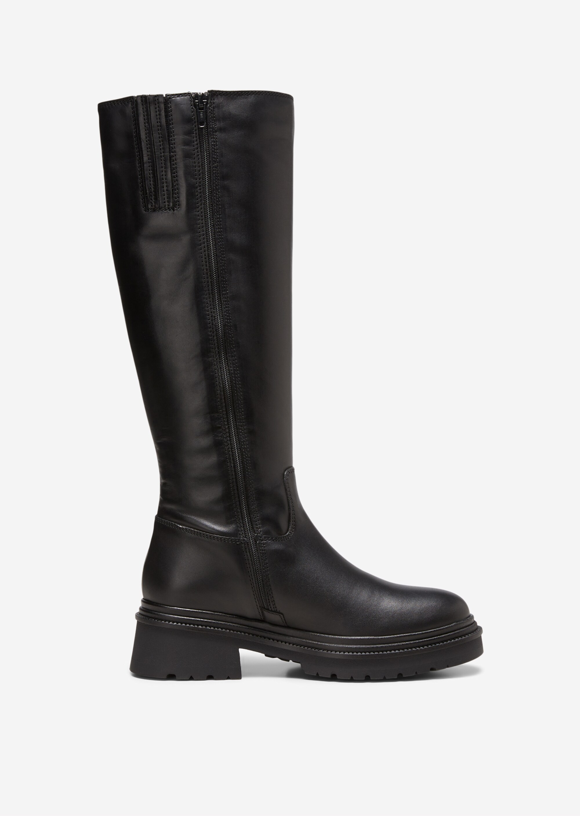 Langschaft-Stiefel aus edlem Kalbleder