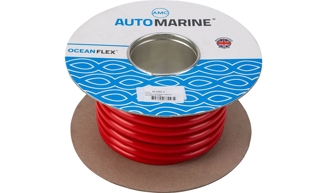 Oceanflex marinekabel rød 35mm2 10 m fortinnet