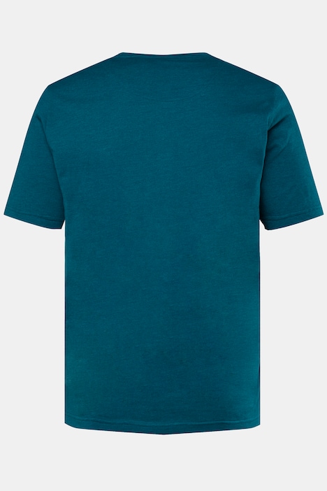 Men+ Henley, Basic, Halbarm, Rundhals, bis 8 XL