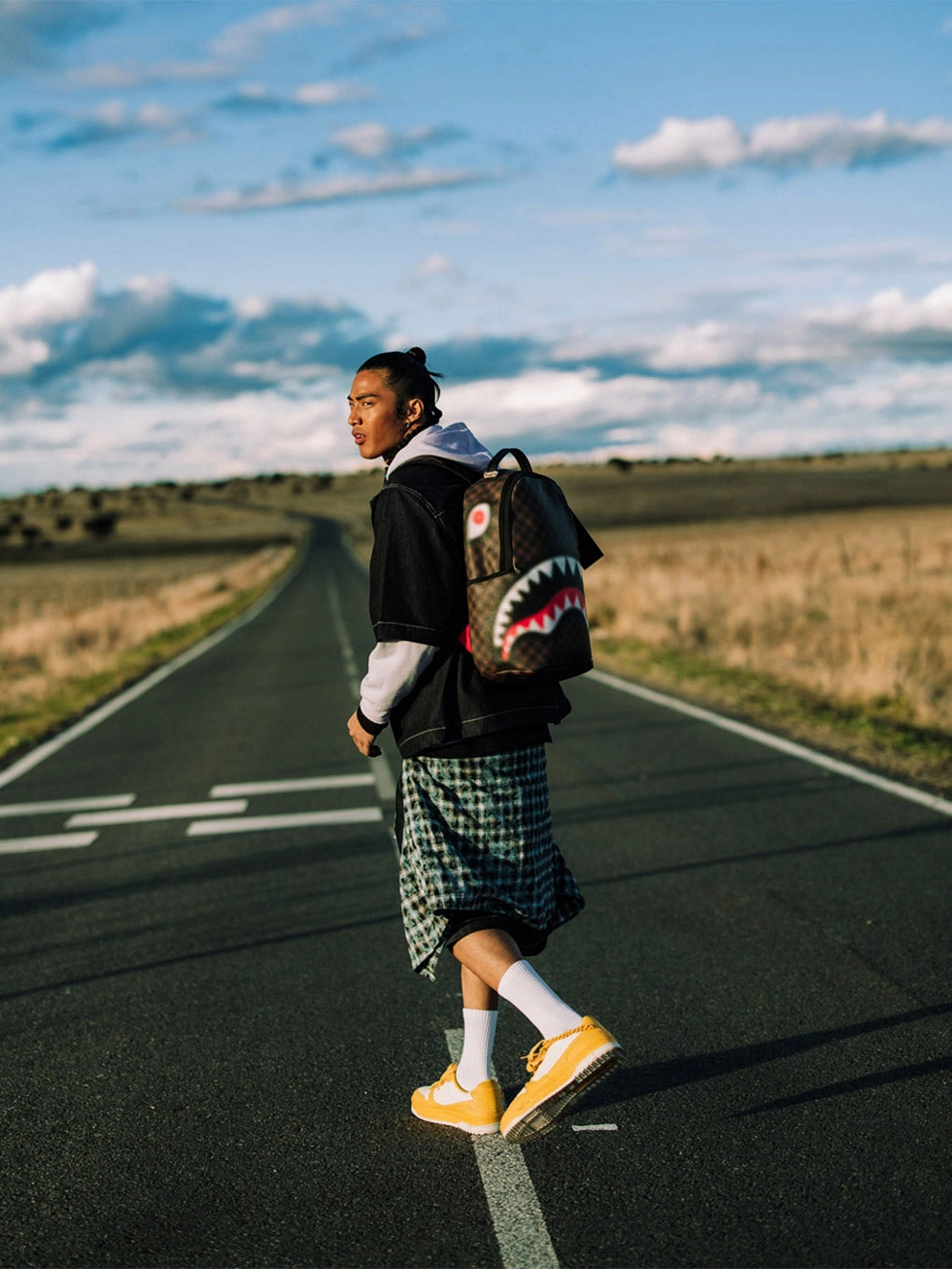 Sprayground Sharks In Paris Blur Dlxsv Backpack blur