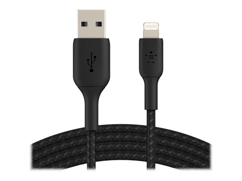 Belkin BoostCharge - Lightning-kabel - Lightning han til USB han - 1 m - sort