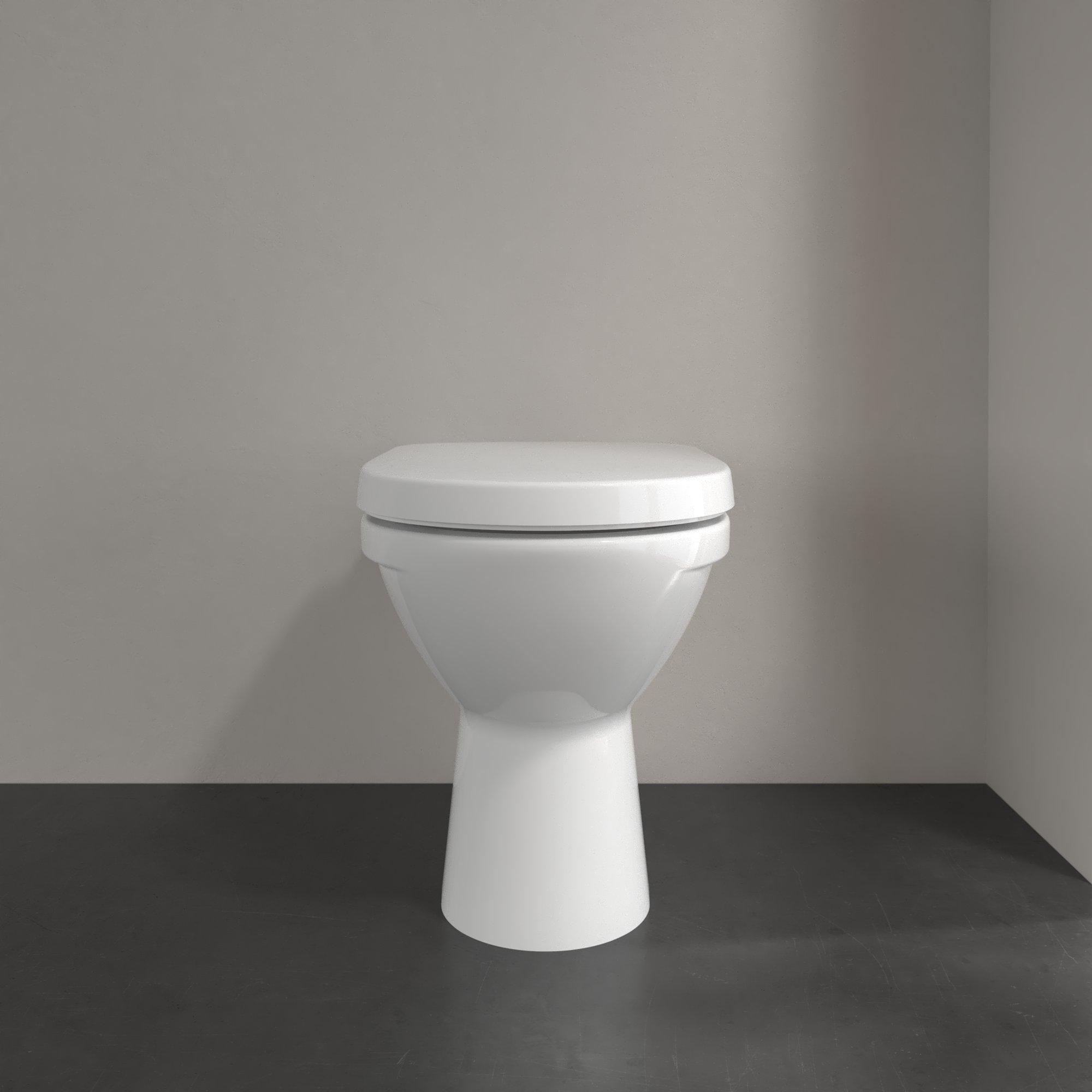 Villeroy & Boch O.novo staand toilet CeramicPlus wit glans