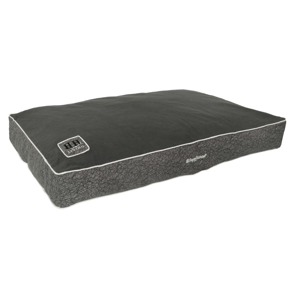 Happy-House Blokkussen Casual - Hondenkussen - grijs - 15x125x125 cm - L