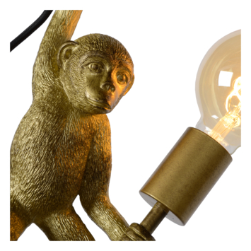 Lucide EXTRAVAGANZA CHIMP wandlamp Zwart