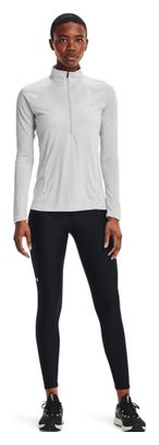 Haut Manches Longues 1/2 Zip Under Armour Tech Gris Femme