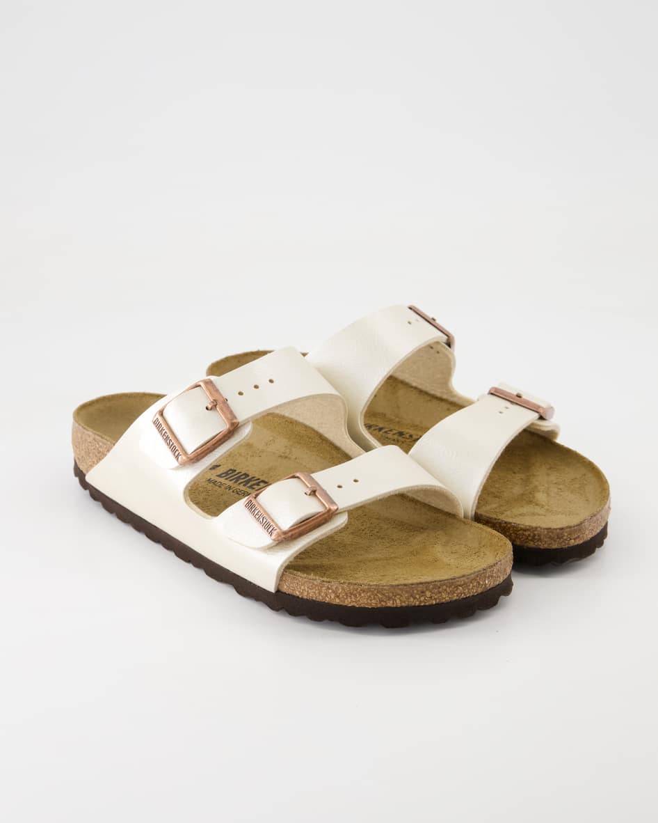 Birkenstock Arizona Pantoletten in Weiß