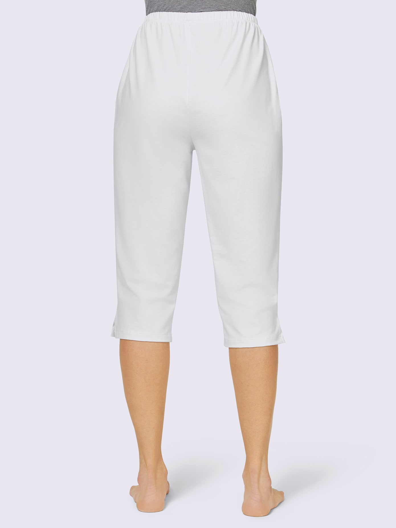 Lot de 2 pantalons corsaires en jersey doux