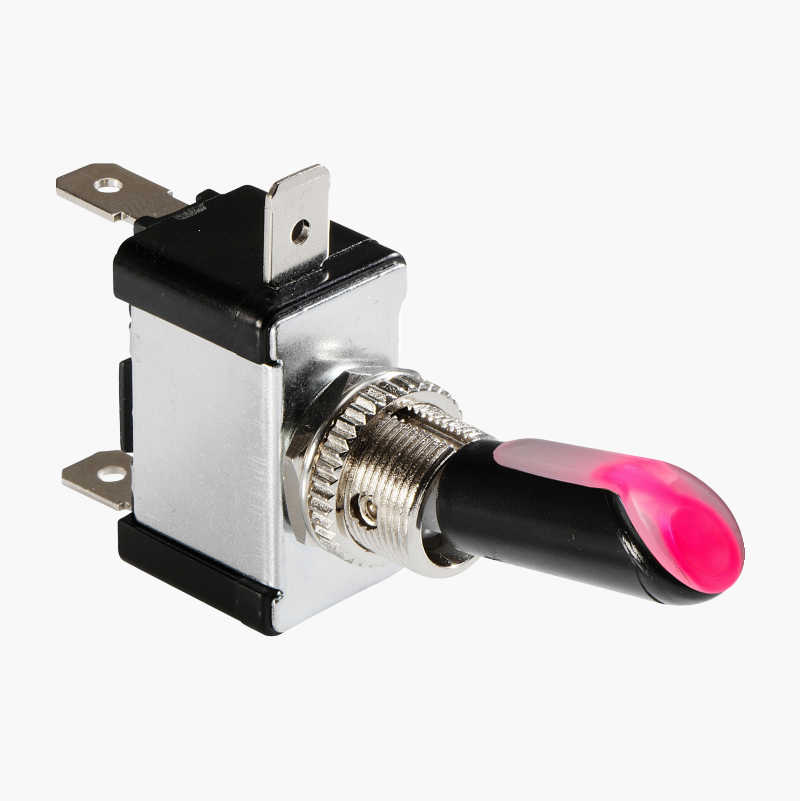 Vippebryter med belyst arm, 12 V, 30 A