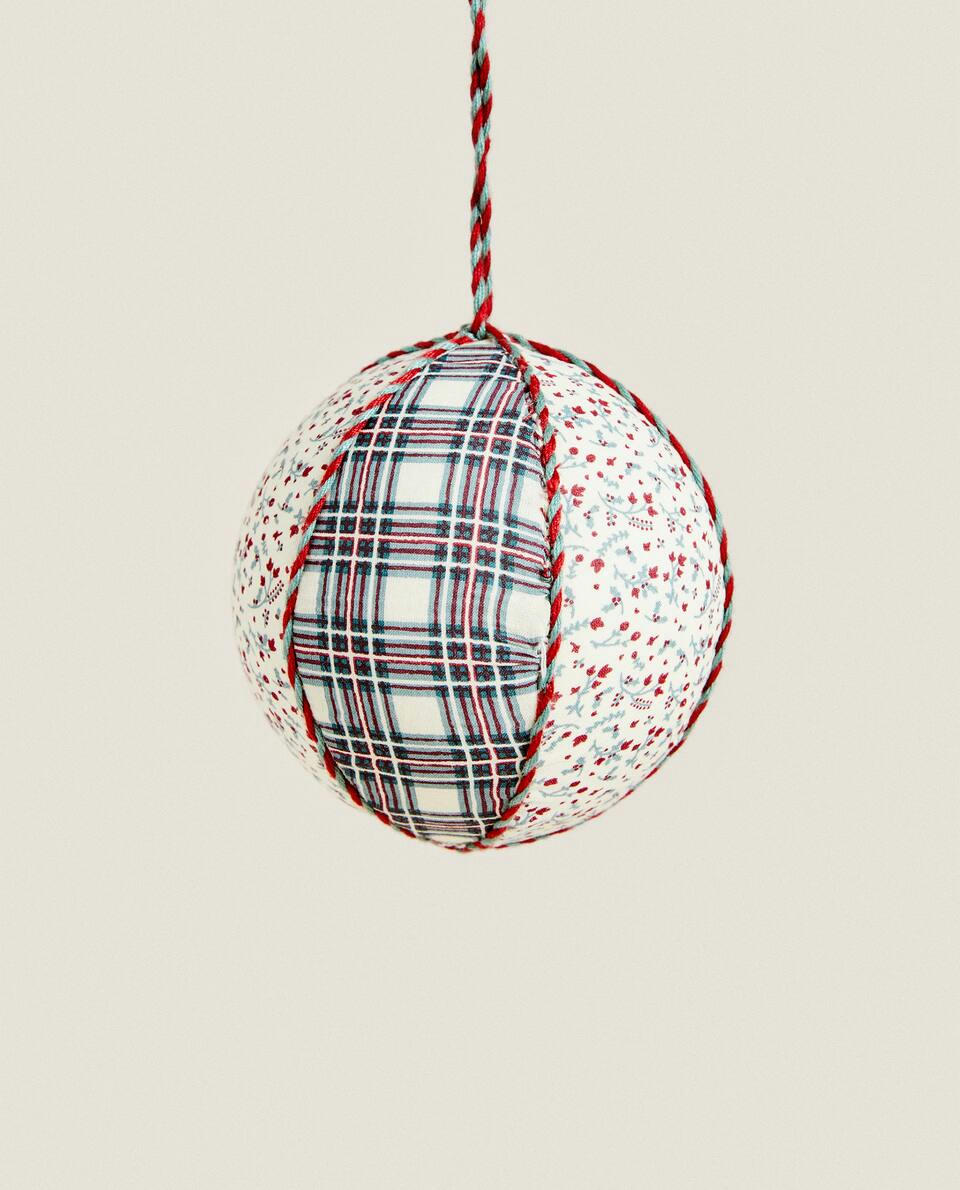 Enfeite de Natal em Patchwork