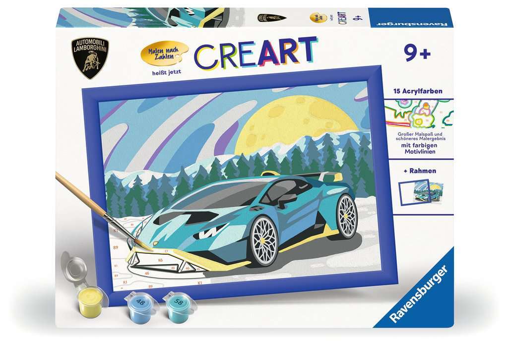 Ravensburger Spiel Blauer Lamborghini