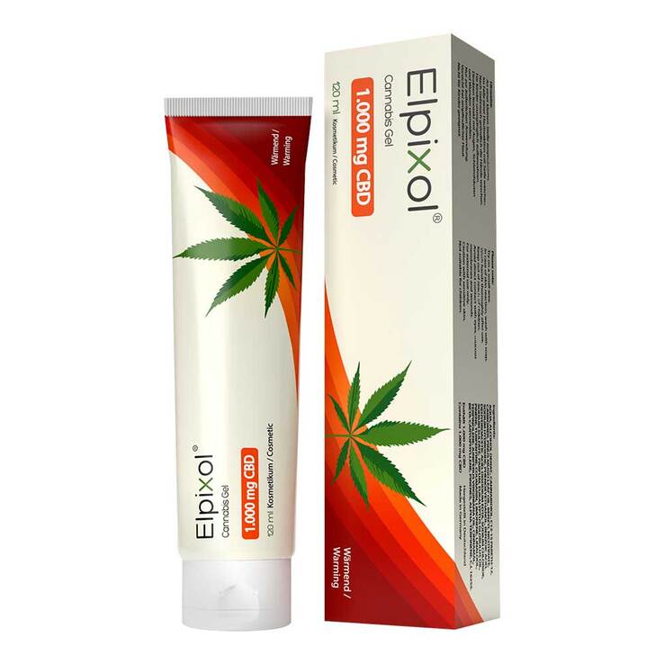Cannabis Gel 1000 mg Wärme Gel Elpixol, 120 ml